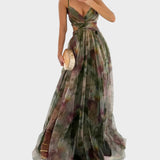 Mia - Blumen Maxi Kleid für Mühelose Eleganz