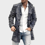 Luke - Palton lung elegant din tweed