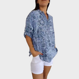 Bernarda - Bluse mit modernem Muster