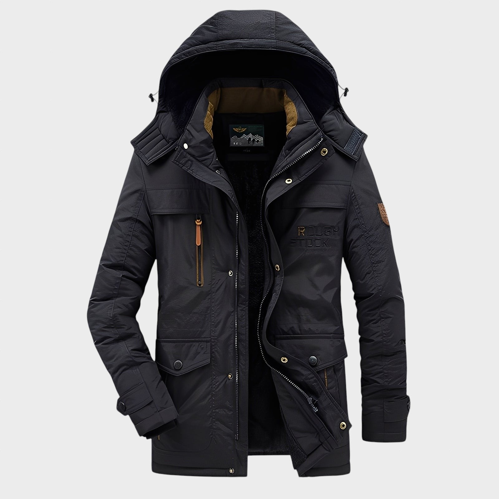 Roydon - Warme Winterjacke mit Taschen