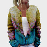 Marija - Cardigan mit Blumenmuster für den Herbst