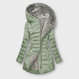 Kori - Gepolsterter Mantel mit Futter aus Fell