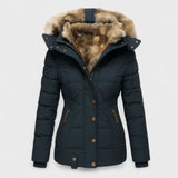 Marlene - Palton de iarnă căptușit cu blană
