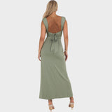 Ema - Einfaches langes Kleid