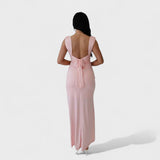 Constança - Langes Kleid mit offenem Rücken