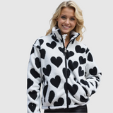 Jelena - Wendbare Jacke mit Herzen