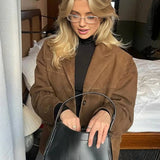 FIORA - Sacou din Suede