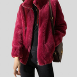 Marry - Mekana Fleecejacke mit Hohem Kragen