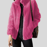 Marry - Mekana Fleecejacke mit Hohem Kragen