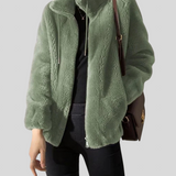 Marry - Mekana Fleecejacke mit Hohem Kragen