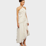 Ema - Langes Kleid mit Volants