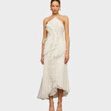 Ema - Langes Kleid mit Volants