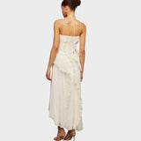 Ema - Langes Kleid mit Volants