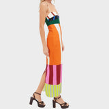 Marta - Lange Kleid in mehreren Farben im bengalischen Stil