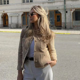 Slavenka - Schicke Beige Jacke