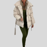 Karly – Puffjacke mit Gürtel