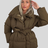 Karly – Puffjacke mit Gürtel