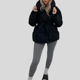 Karly – Puffjacke mit Gürtel