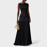 Jelena - Luxuriöses langes ärmelloses Kleid