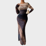 Antonija - Lange Kleid mit langen Ärmeln