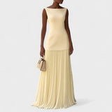 Jelena - Luxuriöses langes ärmelloses Kleid