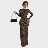 Antonija - Lange Kleid mit langen Ärmeln