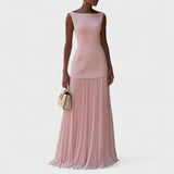 Jelena - Luxuriöses langes ärmelloses Kleid