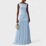 Jelena - Luxuriöses langes ärmelloses Kleid