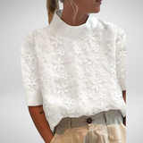 Vita – Ausgefallene Bluse mit Kragen