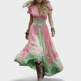 Jasmina - Blumen Kleid, maßgeschneidert und luftig