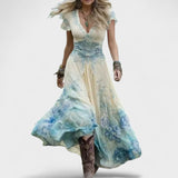 Jasmina - Blumen Kleid, maßgeschneidert und luftig