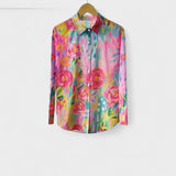 Antonija - Bluse mit Buntem Muster