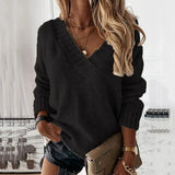 Jane | Kuscheliger V-Schnitt Pullover