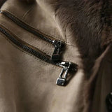 Jachetă din piele de oaie