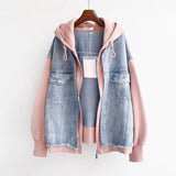 Ivana - Jeans Hoodie Jacke