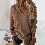 Jane | Kuscheliger V-Schnitt Pullover