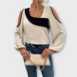 Anica - Bluse mit quadratischem Ausschnitt