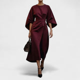 Sandra - Langes Kleid mit Gürtel