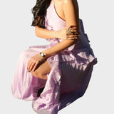 Ema - Langes Kleid mit Volants