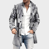 Luke - Palton lung elegant din tweed