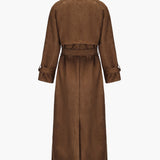 Trench coat Molly din suede sintetic