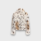 Leoline – Jachetă din blană sintetică cu design animal