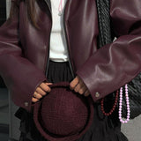 Jachetă din piele Romy