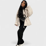 Kaja - Palton moale din pluș