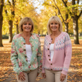 Bojana - Cardigan Blumen Herbst