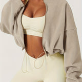 Velexia | Fleece-Crop-Top