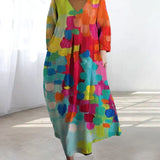 Jelena - Buntes Kleid mit Druck