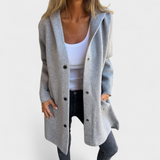 Rajna - Urbaner Mantel mit Kapuze