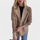 Valentina - Eleganter Blazer mit Strickärmeln