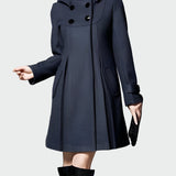 Palton cu glugă și guler